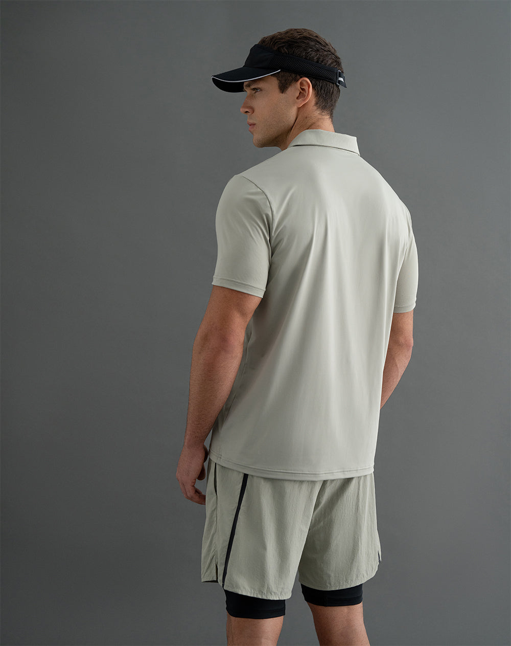 Polo con tela de tacto suave regular fit verde